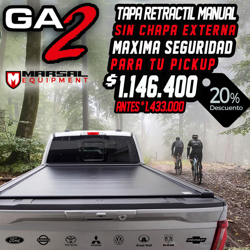 Tapa Retráctil Manual GA2