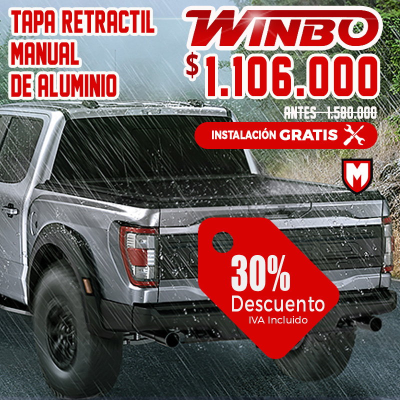 Tapa aluminio pick up 