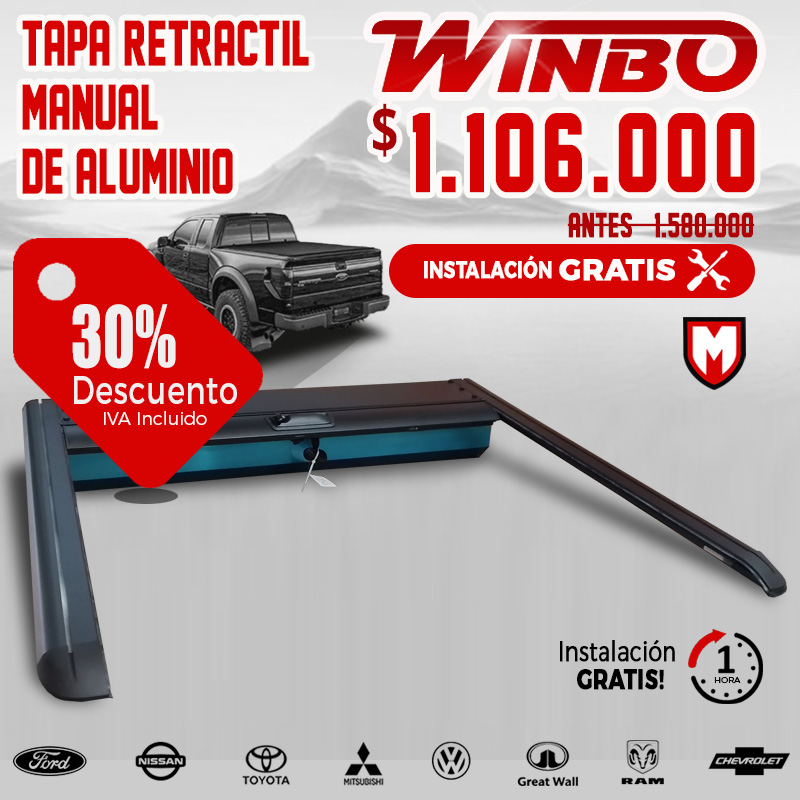 Tapa Retráctil Manual WIMBO